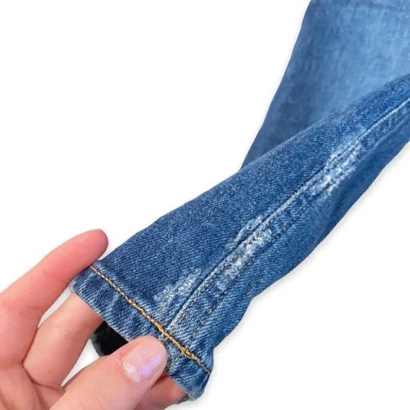 AGOLDE High Rise Straight Leg Jeans Medium Wash Size 26 - Picture 4 of 7